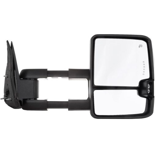 ECCPP Espejos Laterales de Repuesto para Chevy Silverado Suburban 1500 2500 3500 Tahoe GMC Sierra Yukon Power Heated Cromados Espejos de Remolque para 1999 2000 2001 2002 - Imagen 9