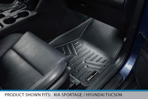 Juego de Tapetes para Piso SMARTLINER a Medida para Hyundai Tucson 2020-2021 - Negro - Imagen 3