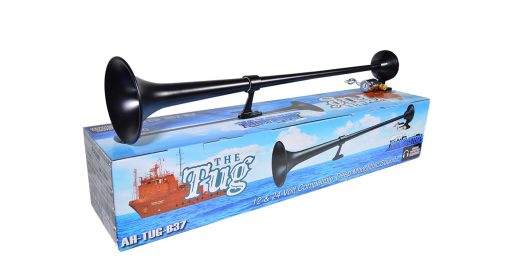 Claxon HornBlasters Tug 37 de 12/24 Voltios - Sonido de Gran Remolcador - Imagen 2