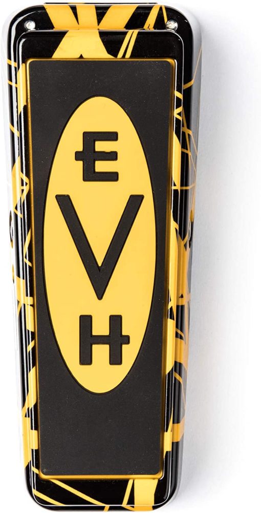 Pedal Wah Signature Dunlop EVH95 con Bundle de 2 Cables de Instrumento, 2 Cables de Conexion y Paquete de Puas Dunlop, Amarillo,Azul, EVH95-2x2 - Imagen 4