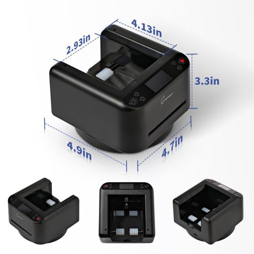 Maquina automatica de repartir cartas Greraes Rotativa para 2 barajas, 360 grados, recargable por USB, para jugar Texas Holdem, Juego de cartas Uno, Blackjack, A - Imagen 2