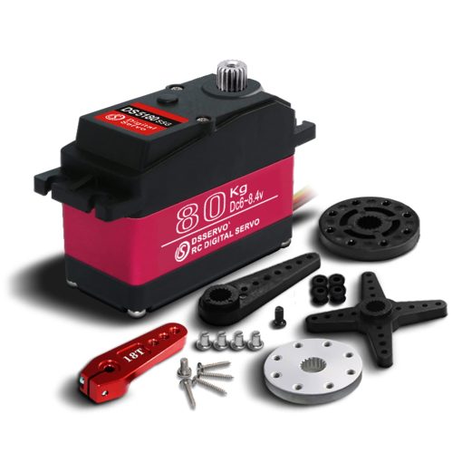 Servo Digital ZOSKAY 80KG 8.4V de Alto Voltaje Metal Gear Alto Torque Alta Velocidad Motor de Servo (270 Grados)