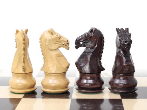 House of Chess - Juego de Ajedrez Galaxy Staunton Piezas de Madera Tamano del Rey 4.25" Ponderadas Triple (Madera de Rosal Anillada) - Imagen 5