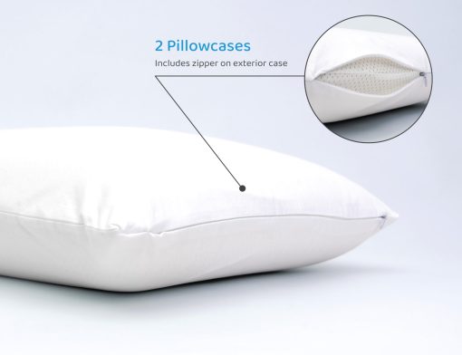 Almohada de latex 100% natural Talalay DreamLogix, tamaño queen, suave, loft medio (Suave, Queen) - Imagen 4