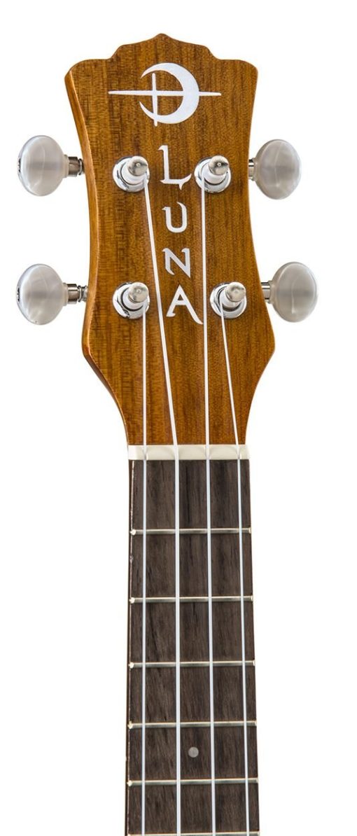 Ukulele Luna Maluhia Peace con Funda, Satin Natural - Imagen 5