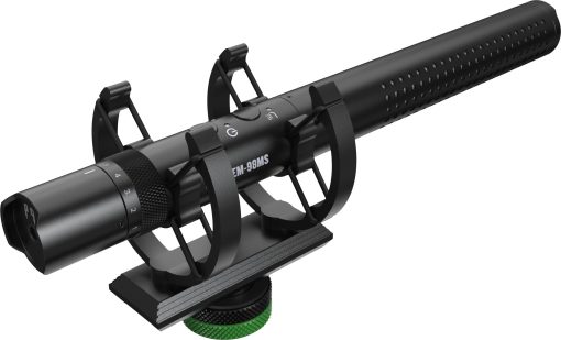 Microfono de cañon profesional Mackie con salida USB y bateria recargable (EM-98MS) - Imagen 2