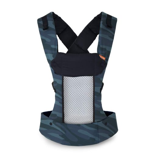 Portabebe Beco 8 Hibrido Recien Nacido a Portabebe para Ninos Pequenos (7-45lbs) - Todo en 1 Portabebe de Malla para Ninos Pequenos - Mochila Portabebe, Portabebe Frontal y de Cadera con Asiento Ajustable - Portabebe Ergonomico Refrescante (Camo)