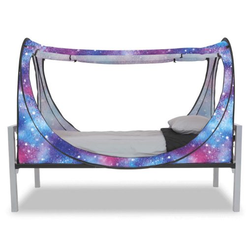 Privacy Pop Eclipse Cama Carpa - Queen/Galaxia Unicornio - Imagen 2