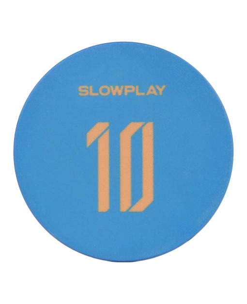 Fichas de Poker de Ceramica SLOWPLAY Godel a Granel, Ficha de Poker de Ceramica de Grado de Casino de 12 gramos para Texas Hold'em, Paquete de 50 Fichas Profesionales de 43mm con Denominacion de 10