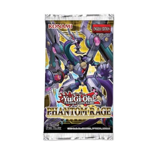 Caja de Sobres Yugi Phantom Rage TCG en Ingles de 1? Edicion - 24 Sobres de 9 Cartas Cada Uno - Imagen 2