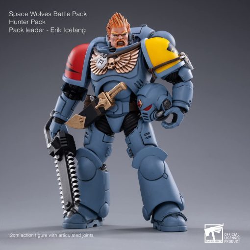 Figura de Accion JoyToy Warhammer 40K 1/18 Space Wolves Battle Hunter Pack (Conjunto de 4 Figuras) - Imagen 4