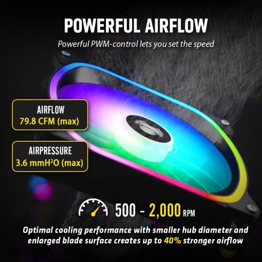 Enfriador de liquido para CPU Enermax Aquafusion ADV 120 Blanco A-RGB - Espejo Infinito, Radiador de 120mm, Ventilador ARGB PWM de 120mm, Compatible con AMD AM5/Intel LGA1700, Garantia de 5 Anos - Imagen 5