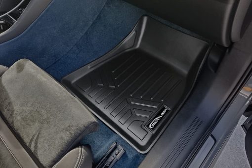 Juego de Alfombrillas para Pisos SMARTLINER Personalizado para Todos los Tiempos en Negro Compatible con Volvo C40 Recharge 2022-2023 - Imagen 3