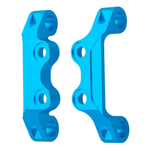 Kit de actualizacion completo Chanmoo RC TT-02 en aluminio Eje de transmision Varilla oscilante Copa de direccion CVD Parachoques Base del motor Brazos de suspension Para Tamiya TT02 Parte de actualizacion 1/10 Coche de Rally en Carretera de Carreras (Azul 11PCS) - Imagen 8