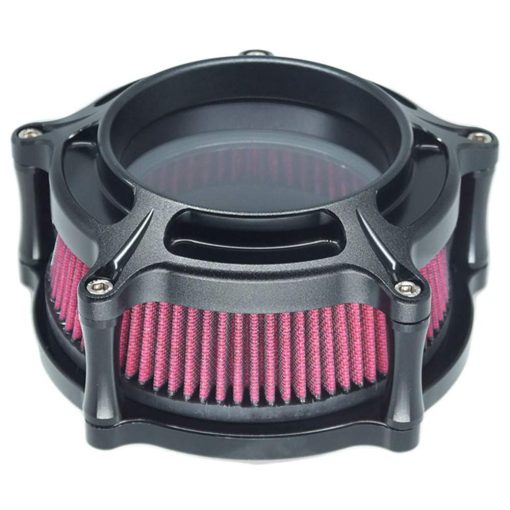 Filtro de aire de admision de mantenimiento M CNC Air Cleaner Venturi Kit para Harley Dyna 2000-2017 Softail 2000-2015 Touring 2000-2007 (BG973R) - Imagen 2