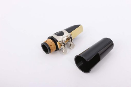 Yinfente Clarinete Profesional de Ebano Eb Llave 2 Barriles Con Estuche Pano Reed Accesorios - Imagen 5