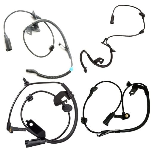 Juego de 2 sensores de velocidad de rueda ABS para Dodge Caliber 2.4L AWD 2007-2008; Jeep Compass 4WD 2007-2017; Jeep Patriot 4WD 2007-2017 Delantero + Trasero