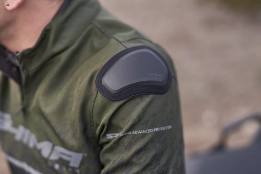 Chaqueta de moto SHIMA DRIFT para hombre - Chaqueta de verano ligera y transpirable para moto ciudad con protectores de armadura CE en espalda, hombros y codos Ajuste de ancho (Negro, S) - Imagen 6
