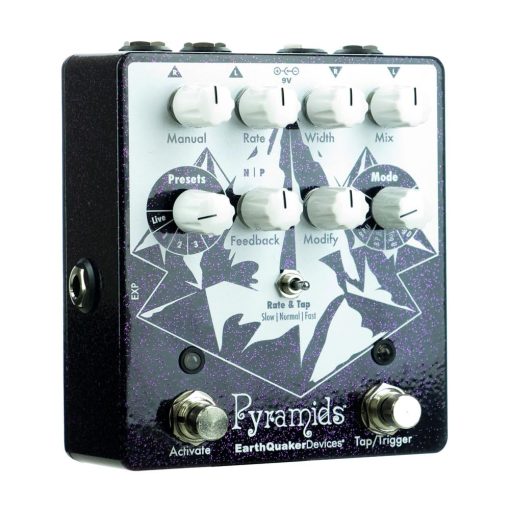 Earthquaker Devices Pyramids Stereo Flanger, Morado Brillo (Exclusivo de Gear Hero) - Imagen 2