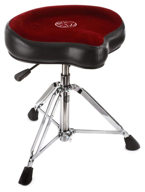 Taburete de bateria ROC-N-SOC Nitro Gas con Silla Original, Rojo
