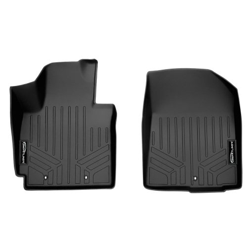 Tapetes de piso SMARTLINER a medida, juego de alfombrillas de la primera fila en negro para Kia Soul 2014-2019