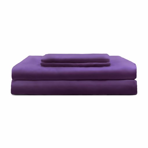 Juego de sabanas de 100% lyocell de eucalipto de Sheets & Giggles - Todo-estacion, fabricado de forma responsable, naturalmente refrigerante, super suave, que absorbe la humedad, equilibra la temperatura, vegano
