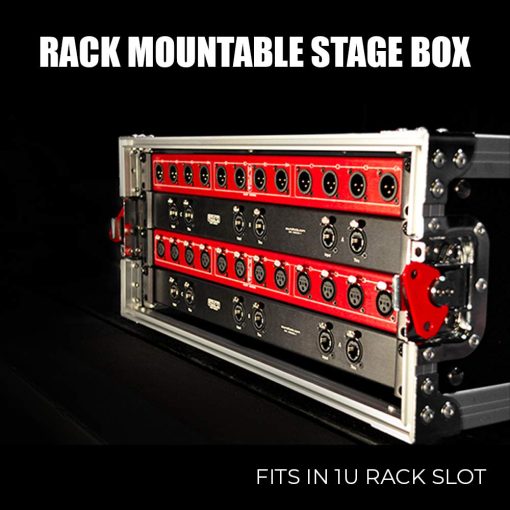 CAT Rack Macho - Caja de Escenario XLR Macho con Audio Sobre Cable CAT Blindado. Envia 12 Canales de Audio, DMX, Clear-Com o AES. - Imagen 4