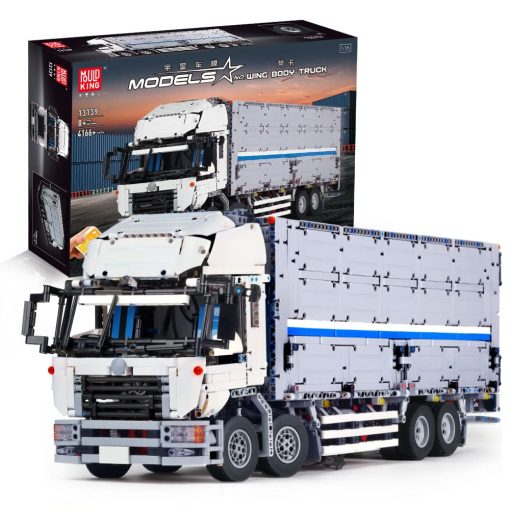 Mould King 13139 Kit de Construccion de Camion de Cuerpo de Ala, Conjunto de Bloques de Construccion MOC para Construir, Juguete Regalo para Ninos de 8 anos en adelante / Coleccionistas Adultos (4166 Piezas con Motor/Control Remoto de APP)