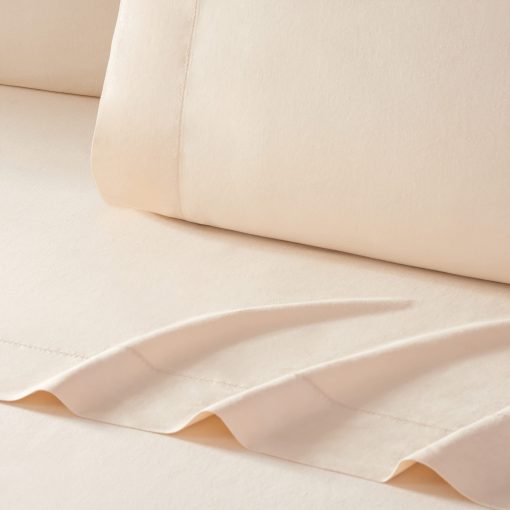 Juego de sabanas de lino de eucalipto Aston & Arden - Sabanas de cama de Lyocell Tencel clasicas y sostenibles que absorben la humedad para un sueño fresco, suave, transpirable y confortable, tamaño King, Color Trigo Beige - Imagen 6