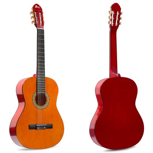 Guitarra Clasica de 39 Pulgadas para Principiantes con Lecciones en Linea Bolso Capo Afinador Cuerdas - Imagen 7