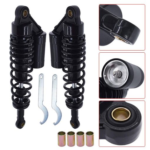 labwork 2 Pack Amortiguadores Traseros de Repuesto para Honda Yamaha 12.5" 320mm (Negro) - Imagen 5