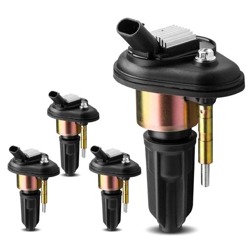 Paquete de Bobinas de Encendido A-Premium Compatible con Chevrolet Chevy Trailblazer 2002-2005 4.2L, GMC Canyon 2004-2006 2.8L 3.5L, Envoy 2002-2005 4.2L, Hummer Isuzu Saab, Juego de 4 Piezas