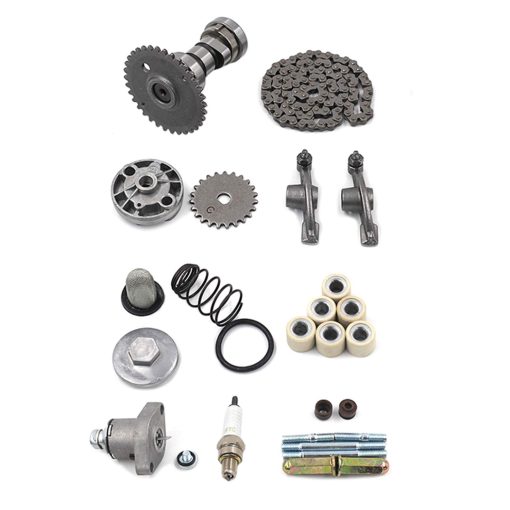 Kit completo de reconstruccion de culata GY6 con valvulas, Trkimal 57.4mm 150cc Big Bore Upgrade Kits para motores 4 tiempos 157QMJ Scooters chinas repuestos moped, partes de motor GY6 Sunl Roketa Peace - Imagen 3
