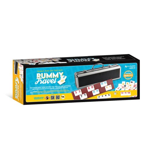 Juego de Rummy de Viaje Premium Tradeopia con Estuche de Aluminio, 106 Fichas de Rummy, Adecuado para Cumpleanos, Aniversario, Ano Nuevo - Imagen 2