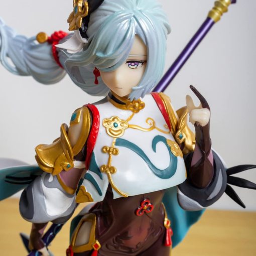 Figura Genshin Shenhe 1/7 29CM miHoYo Juguete de Anime Personaje de Liyue PVC Regalo - Imagen 2
