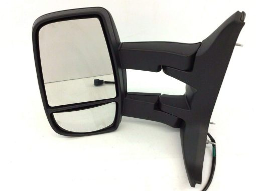 Espejo lateral izquierdo de repuesto con extension larga para una vista ampliada, espejo principal sin calefaccion y sin indicador de luz de senal para Ford Transit 150 250 350 del 2010 al 2023 - Imagen 2
