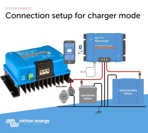 Cargador DC-DC No Aislado Victron Energy Orion-Tr Smart 24/24-Volt 17 amp 400-Watt (Bluetooth) - Imagen 4