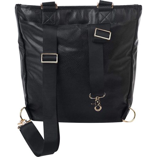 Bolso de Panales Vilah Bloom Cafe Crossover, Color Cafe Oscuro/Negro, Talla unica - Imagen 4