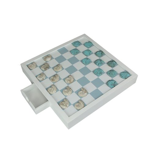 Juego de Damas Tematico Costero con Tablero de Juego de 13 Pulgadas - Imagen 2