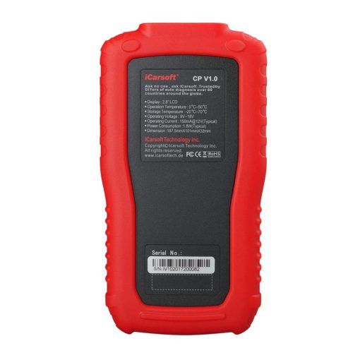 Escaner de diagnostico automotriz iCarsoft CP V1.0 para Peugeot/Citroen con SRS, ABS Scan, Reinicio de Servicio de Aceite, Reinicio de SAS, etc. - Imagen 3