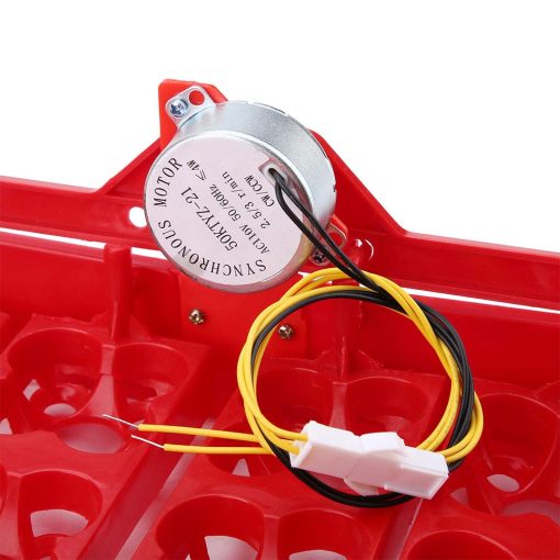 nwejron Egg Turner, Bandeja para incubar huevos, Accesorios para incubadora de huevos de laboratorio, Ganso para pollo, pato, pavo real (Motor 110V) - Imagen 5