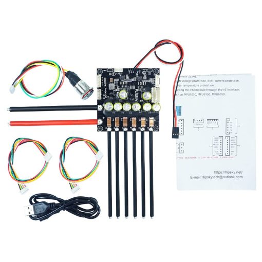 Flipsky Dual FSESC6.7 Plus con Interruptor Anti-Chispas Integrado Basado en VESC6 Controlador de Velocidad de 100A 12S para Skateboard Electrico - Imagen 6