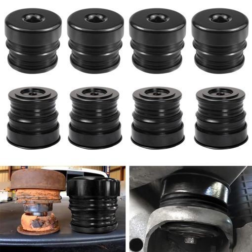 HUGALL 8PCS Kit de Montaje de Cuerpo de Silicona Compatible con 2008-2016 F-250 F-350 Crew Cab Mejora de Superioridad del Bacheo de la Suspension Parcial-Amortiguadores de Bacheos de Cabina Duraderos Supera a los Montajes OEM y de PU