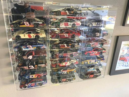 Estuche de Exhibicion Acrilico Transparente para Autos de Juguete a Escala 1:24, 24 Compartimentos, AHW24 - Imagen 5