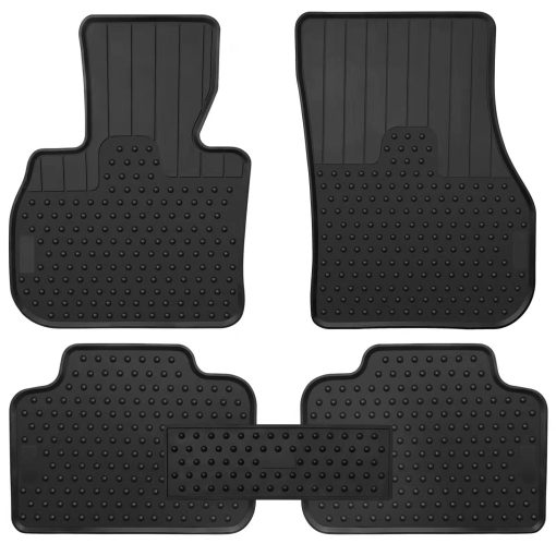 Tapetes de auto personalizados Lwope para Mini Cooper Countryman F60 2017-2023 Negro Proteccion en todas las estaciones Resistentes de Goma para Pisos de Automoviles