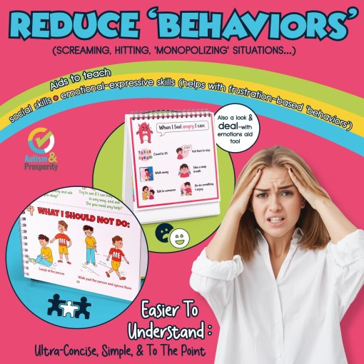 Set de Habilidades Emocionales y Sociales para Ninos con Autismo y Prosperidad - Ninos Autistas - Ninos con TEA Set de Aprendizaje - Juegos y Juguetes de Materiales de Aprendizaje para Ninos - Juegos de Sensibilidad Especial - Regalos para Ninos de 1-3 Anos 3-4 5-7 8-12 - Imagen 3