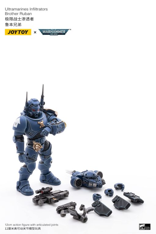 Figura de JOYTOY Warhammer 40K ULTRAMARINES INFLITRATORS 1/18, Multi - Imagen 7