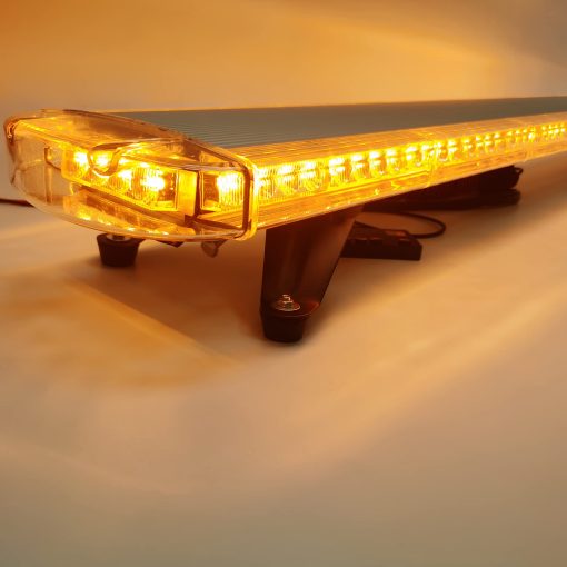 CFLMYYXGS 12V - 24V 63" 120 LED Barra de luz LED ambar Barra de luz de advertencia de emergencia Luz de rescate Beacon Barra de luz intermitente del remolcador Luz estroboscopica - Imagen 3