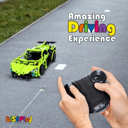 Kit de Construccion de Coche de Control Remoto WISEPLAY, 453PCS Juguete Stem para Ninos de 8 a 10 Anos, Gran Coche RC para Ninos y Ninas de 10 Anos, Excelente Idea de Regalo - Imagen 5