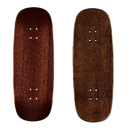 Tablero de Fingerboard hecho a mano SOLDIER BAR (Completo) (Tablero de 5 capas de Maple hecho a mano + Regalo Trucks ARK I de 34,5mm+ Regalo: Ruedas Global) (Tablero de Skate color marron oscuro) - Imagen 2